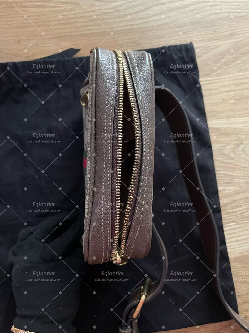 Gucci GG Supreme Monogram Web Small Ophidia Belt Bag