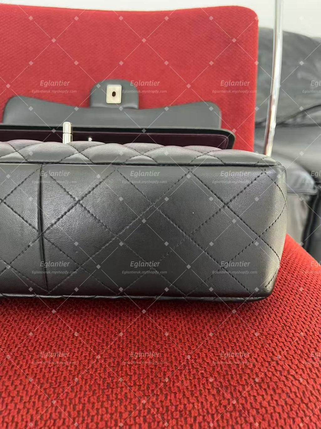 Chanel classic double flap bag lambskin jumbo