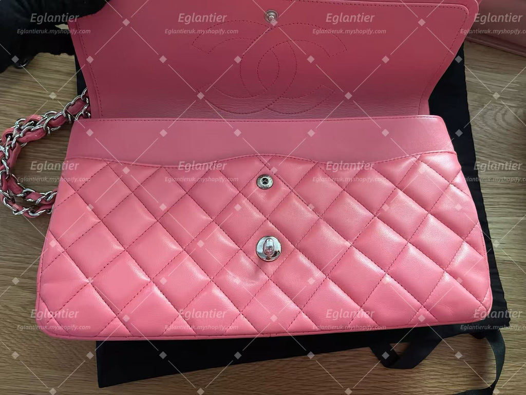Chanel Timeless Classic double flap bag pink