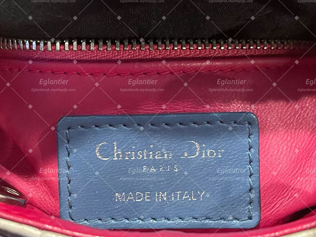 Lady dior mini lambskin