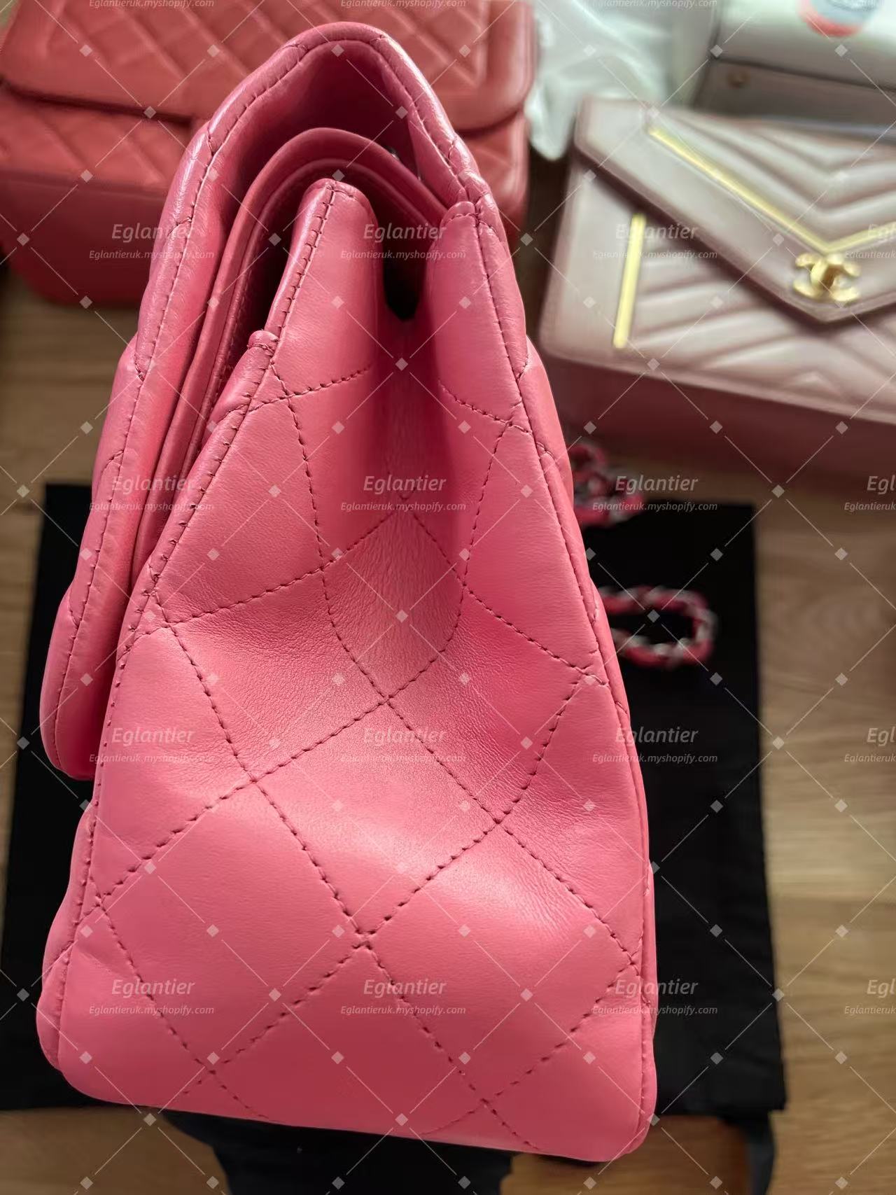 Chanel Timeless Classic double flap bag pink