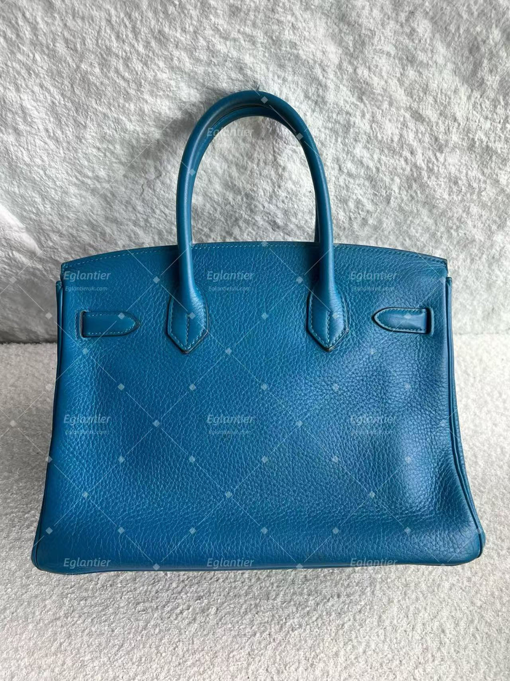 Hermès Birkin 30 Blue Togo Leather Palladium Hardware | Authentic Pre-Owned