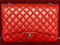 Chanel Timeless Classic Double Flap Bag | red | Pre-Owned