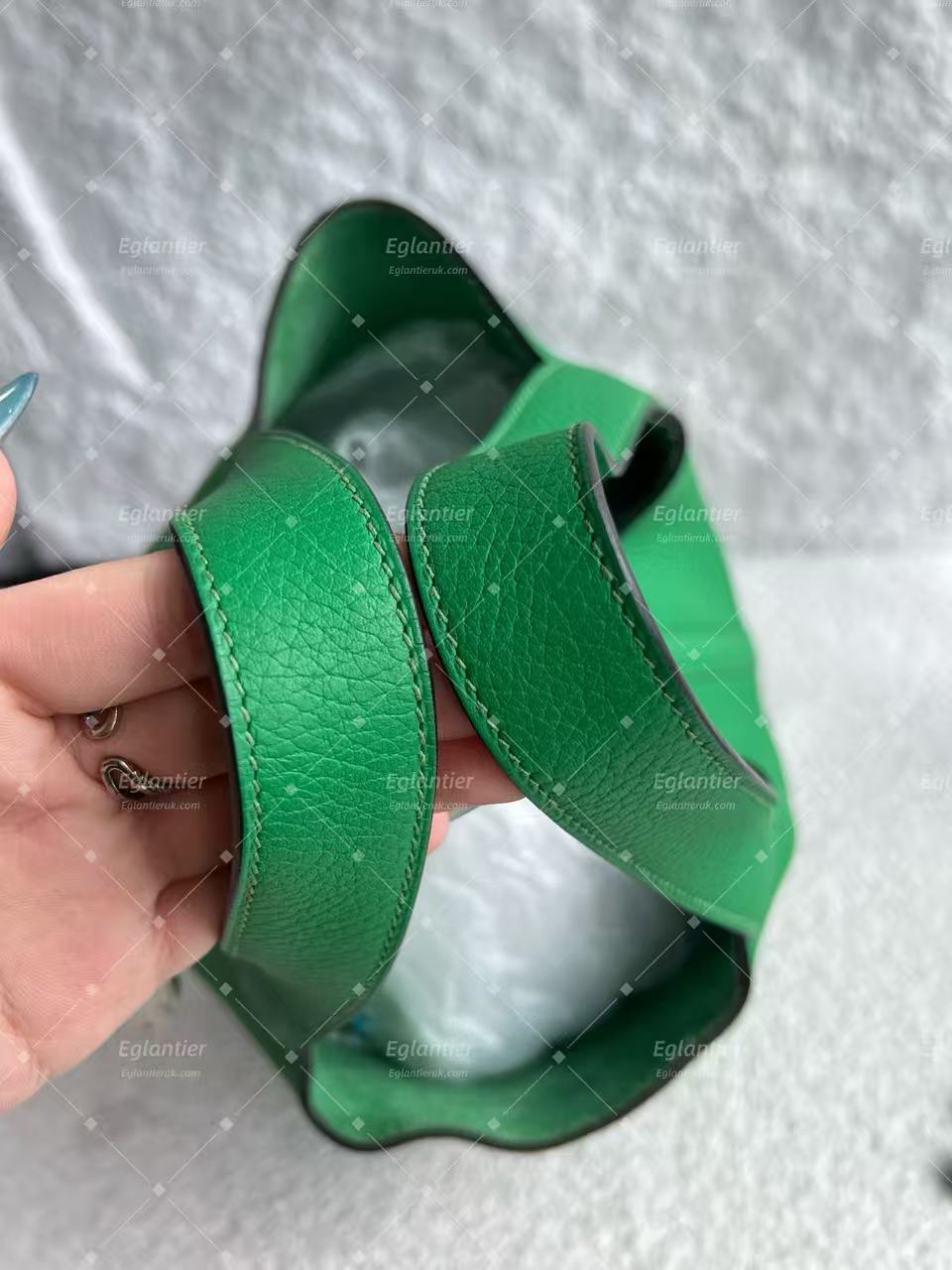 Hermès Picotin Lock 22 Green  Leather Palladium Hardware | Authentic Pre-Owned