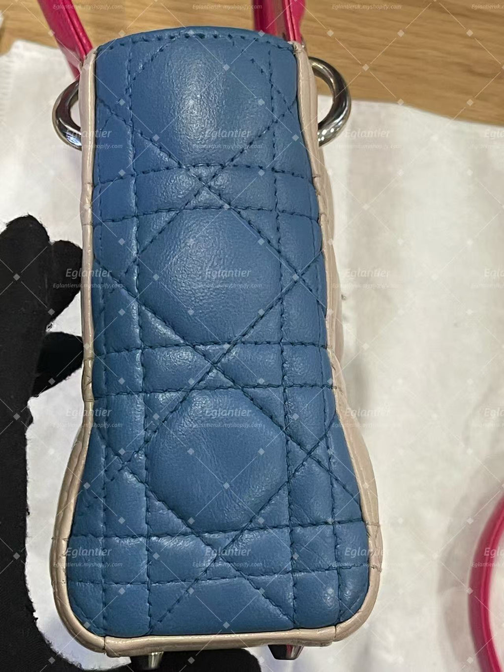 Lady dior mini lambskin