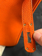 Hermès Birkin 30 Orange H Togo Leather Gold Hardware | Authentic Pre-Owned