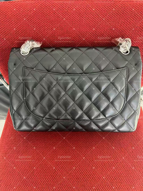 Chanel classic double flap bag lambskin jumbo
