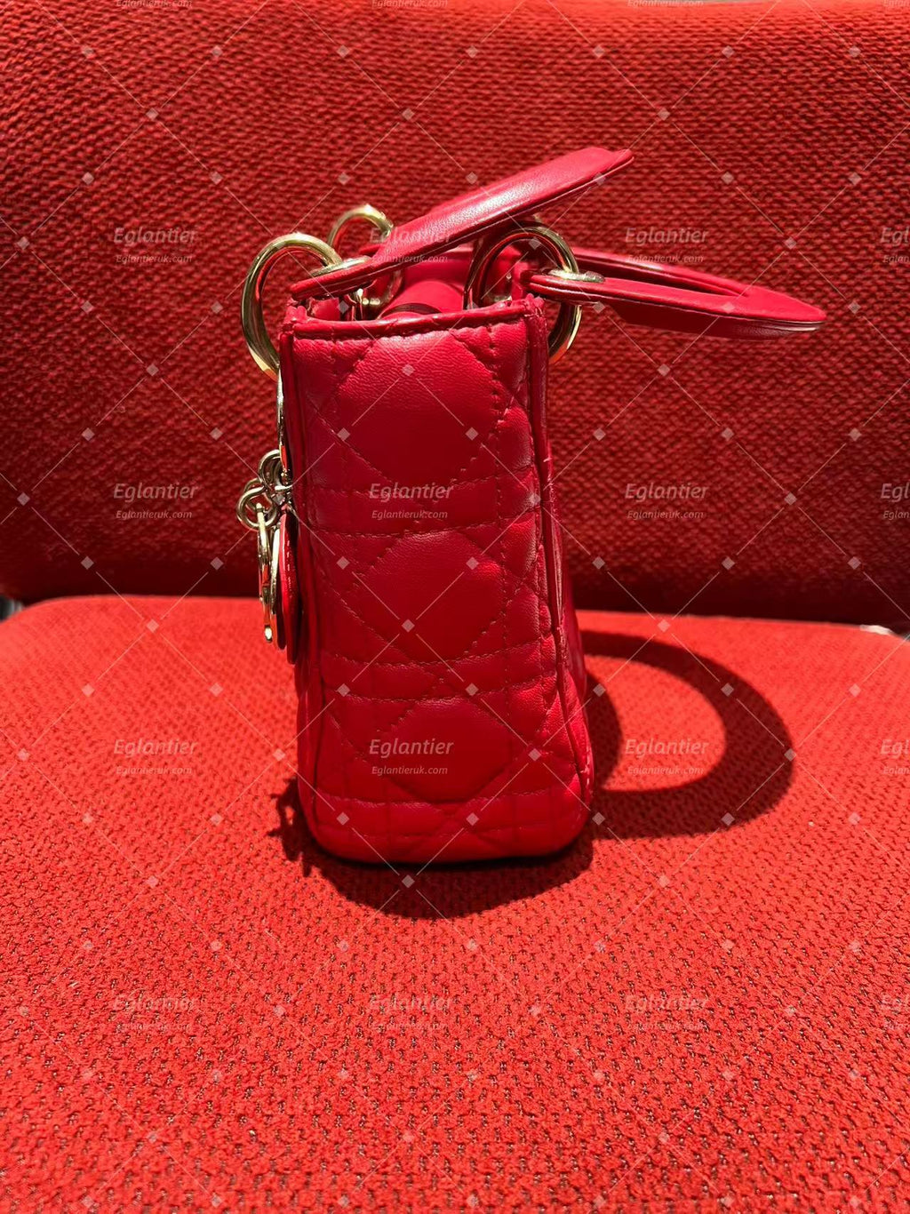lady dior mini lambskin gold hardware