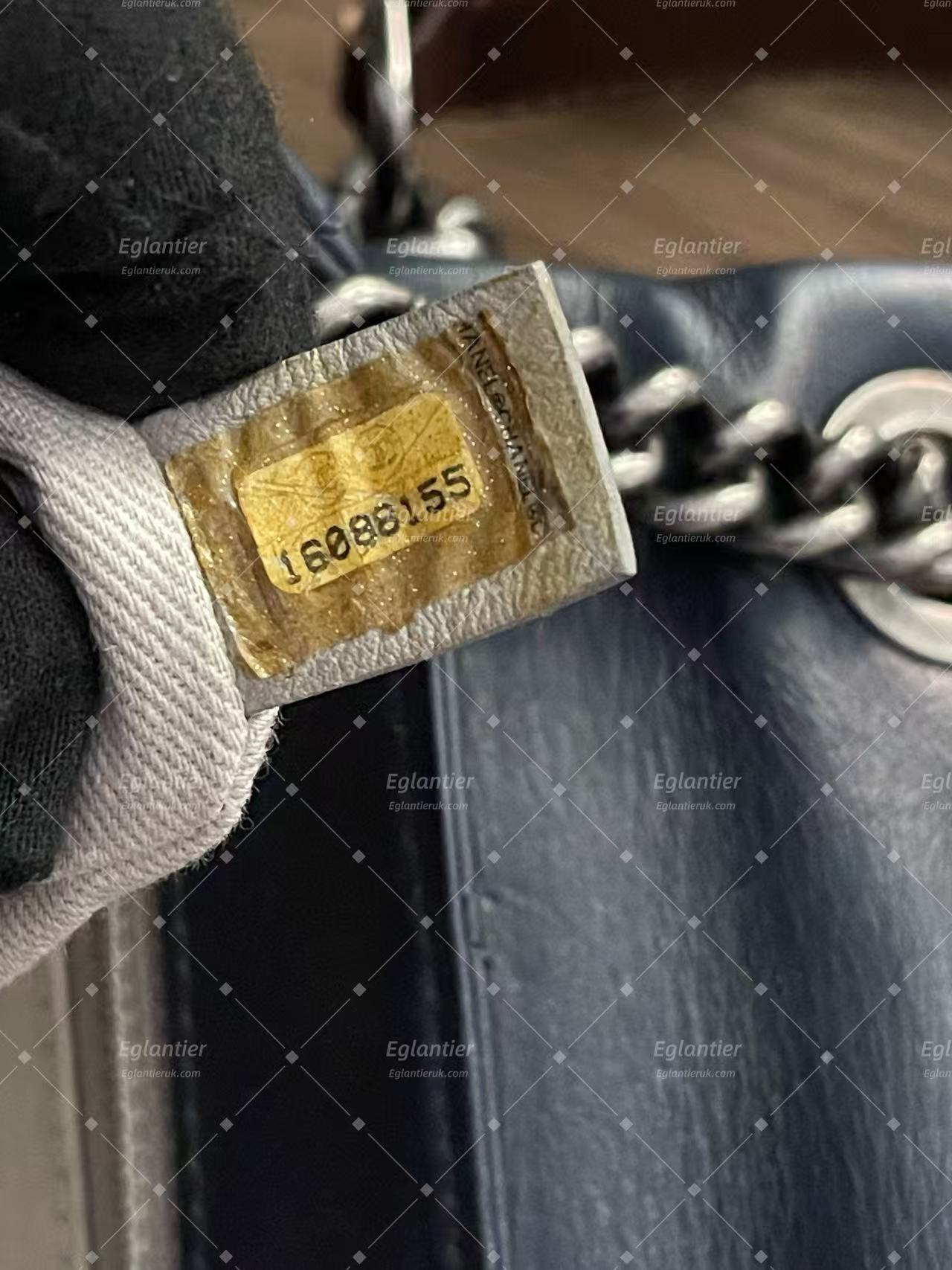 chanel navy/grey single flap bag calfskin silver hardware