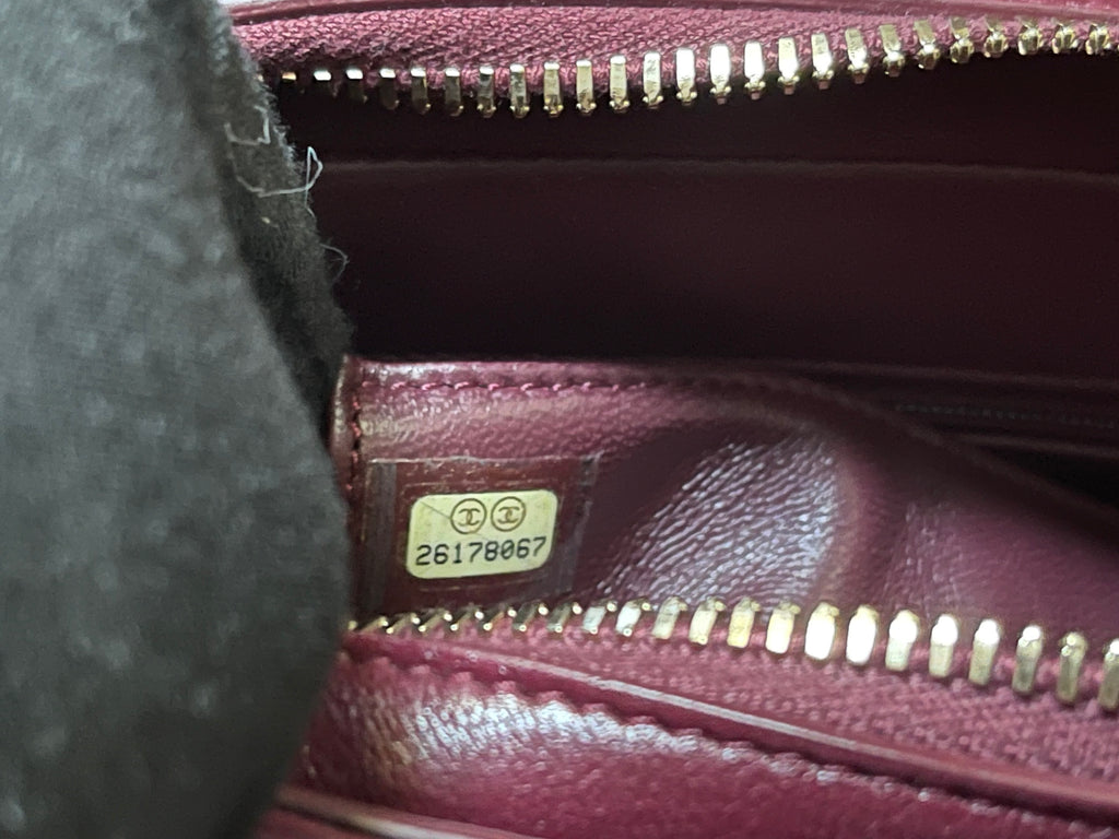chanel flap bag red caviar leather