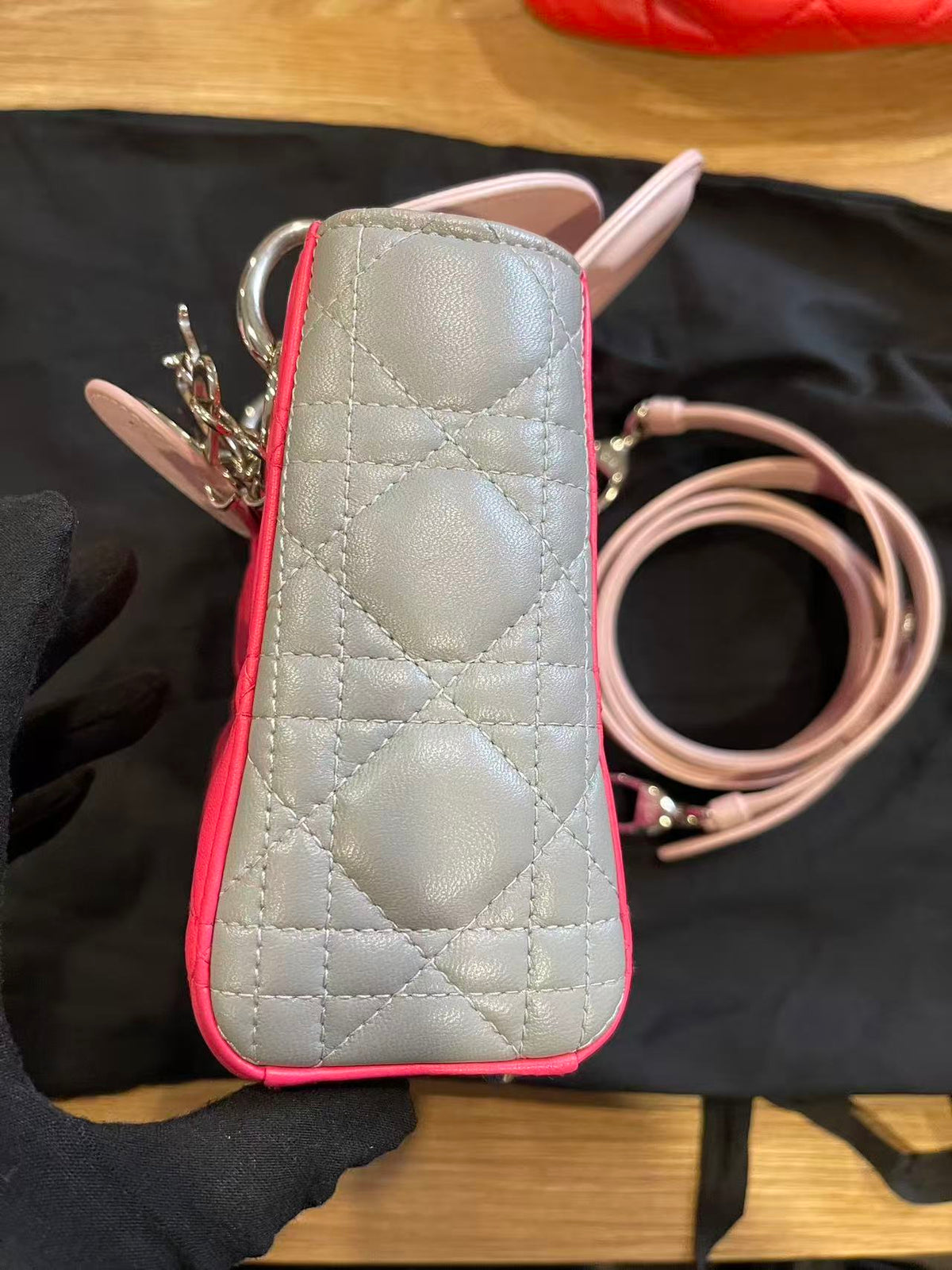 lady dior mini lambskin