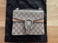 Gucci Dionysus GG Shoulder Bag Small Beige/Ebony Canvas