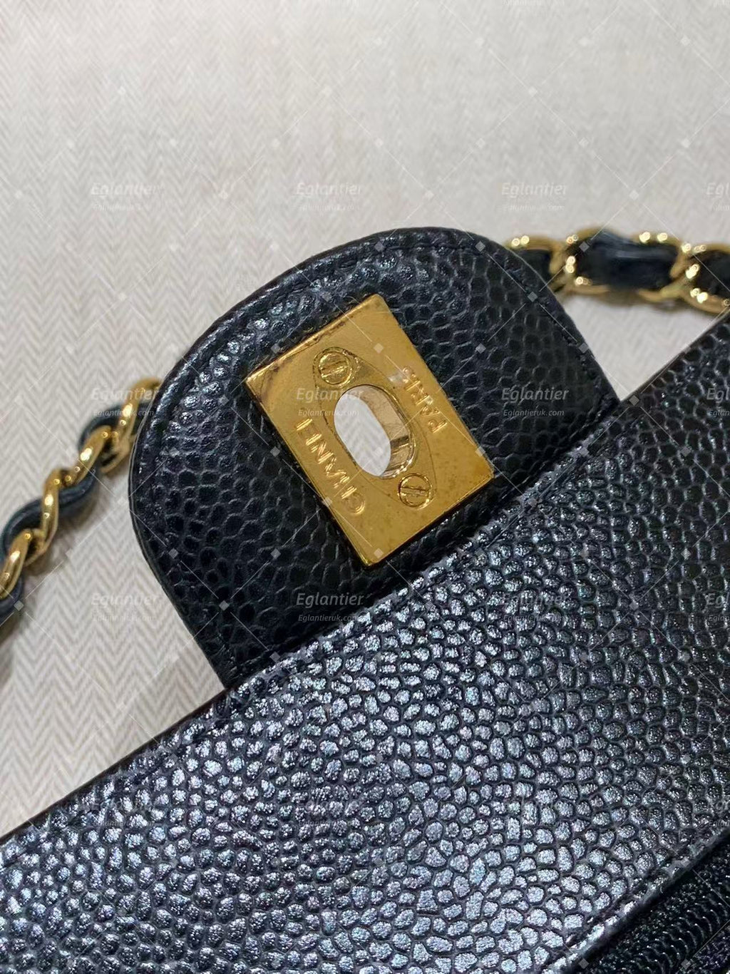 Chanel Classic Double Flap Bag | Small | Caviar Leather | Pre-Owned