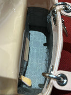 Lady dior mini pink patent leather