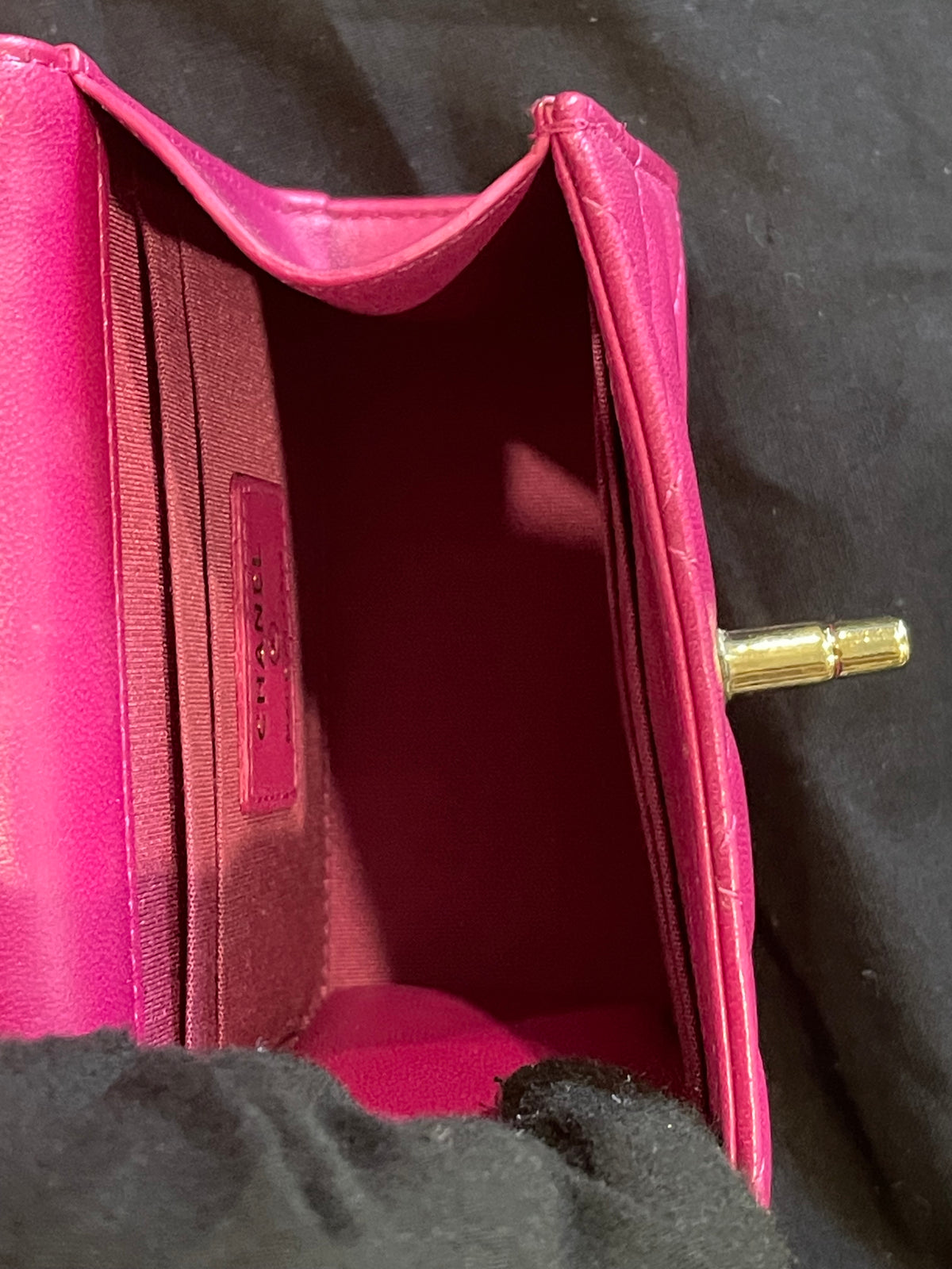 chanel small bag gold hardware pink