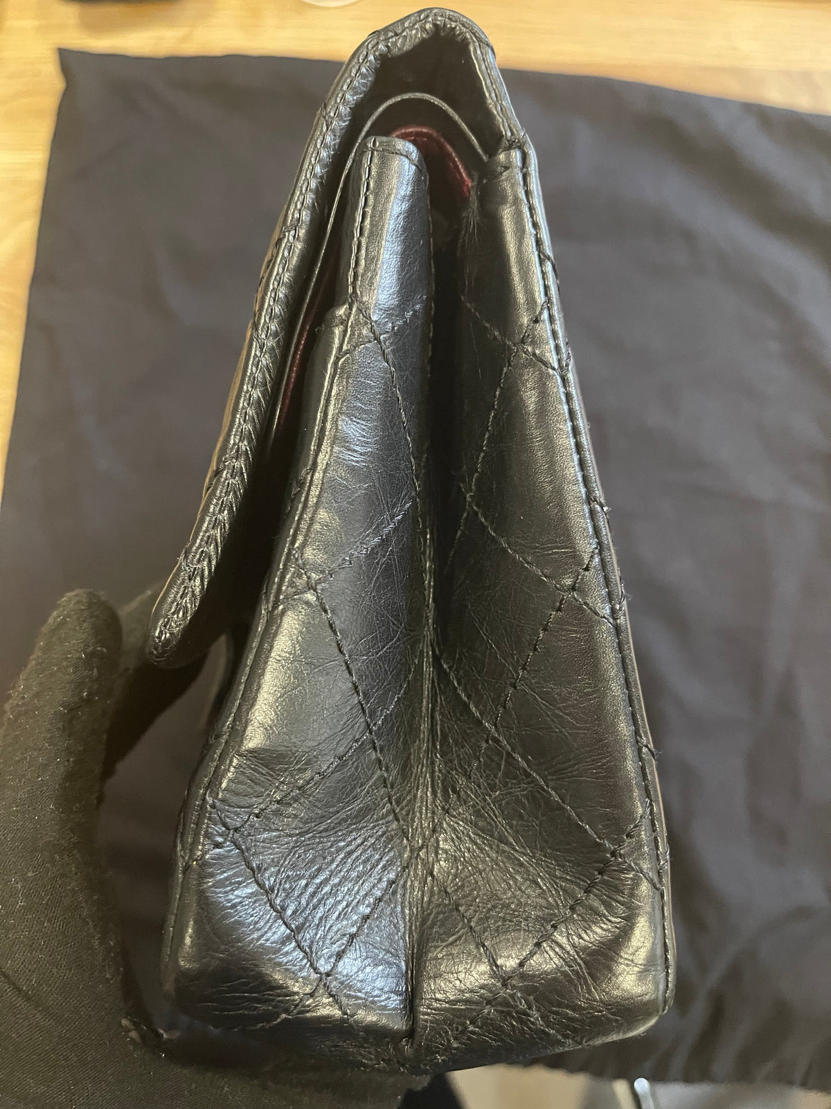 chanel black flap bag silver hardware