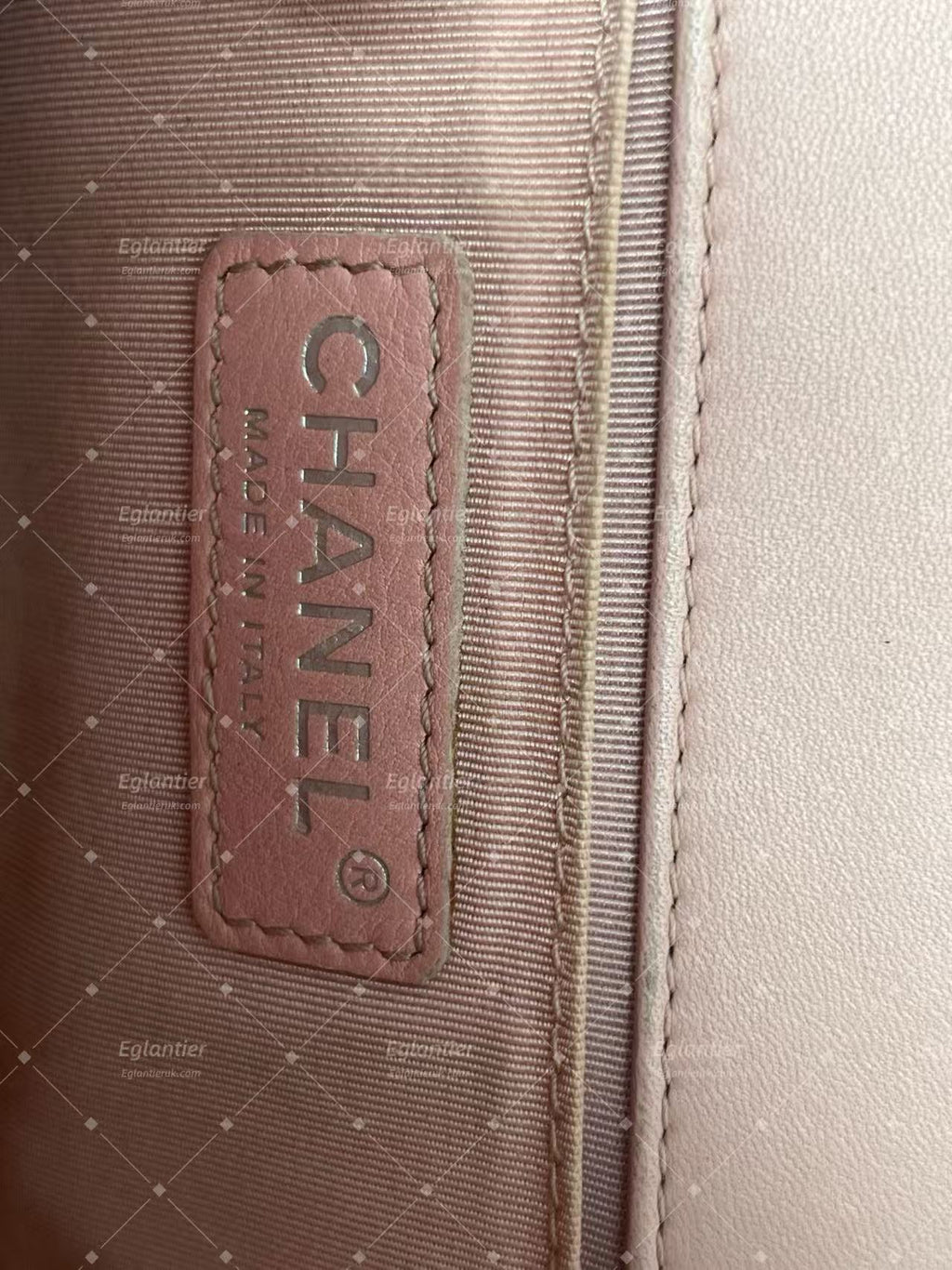 Chanel leboy flap bag small pink lambskin siliver hardware