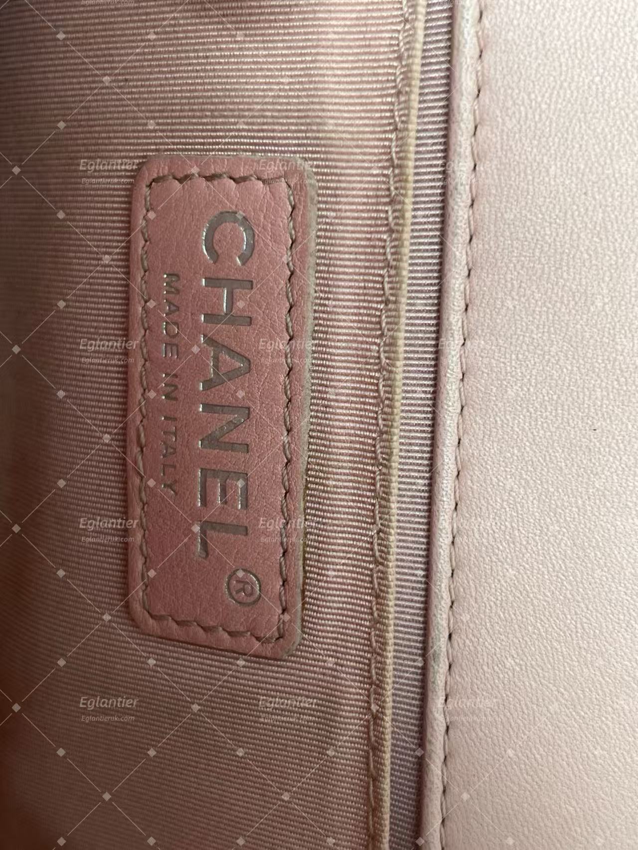 Chanel leboy flap bag small pink lambskin siliver hardware
