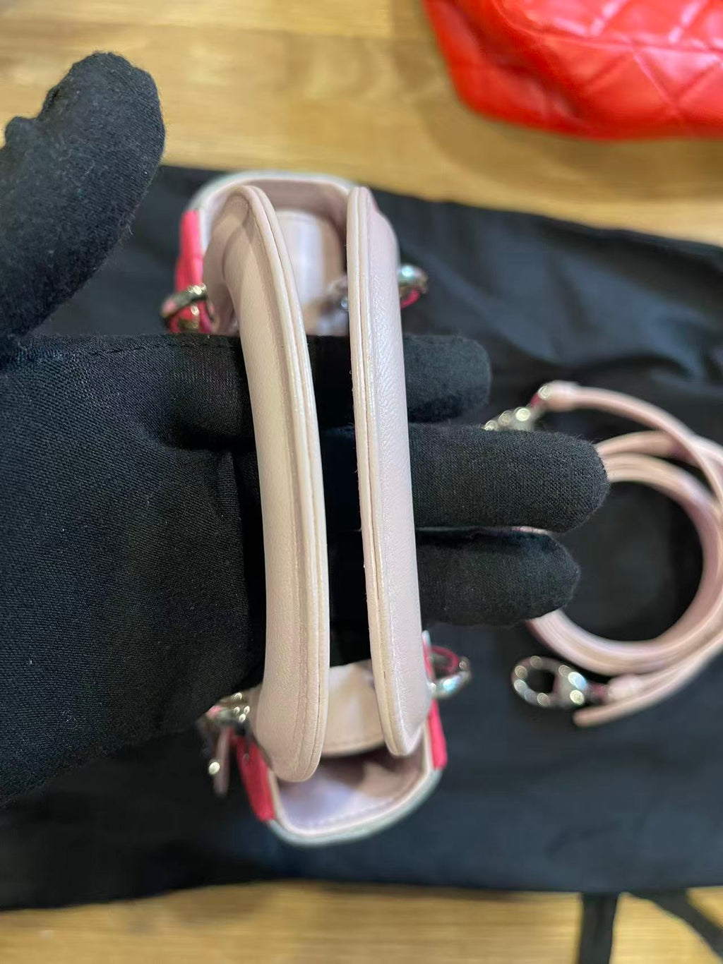 lady dior mini lambskin