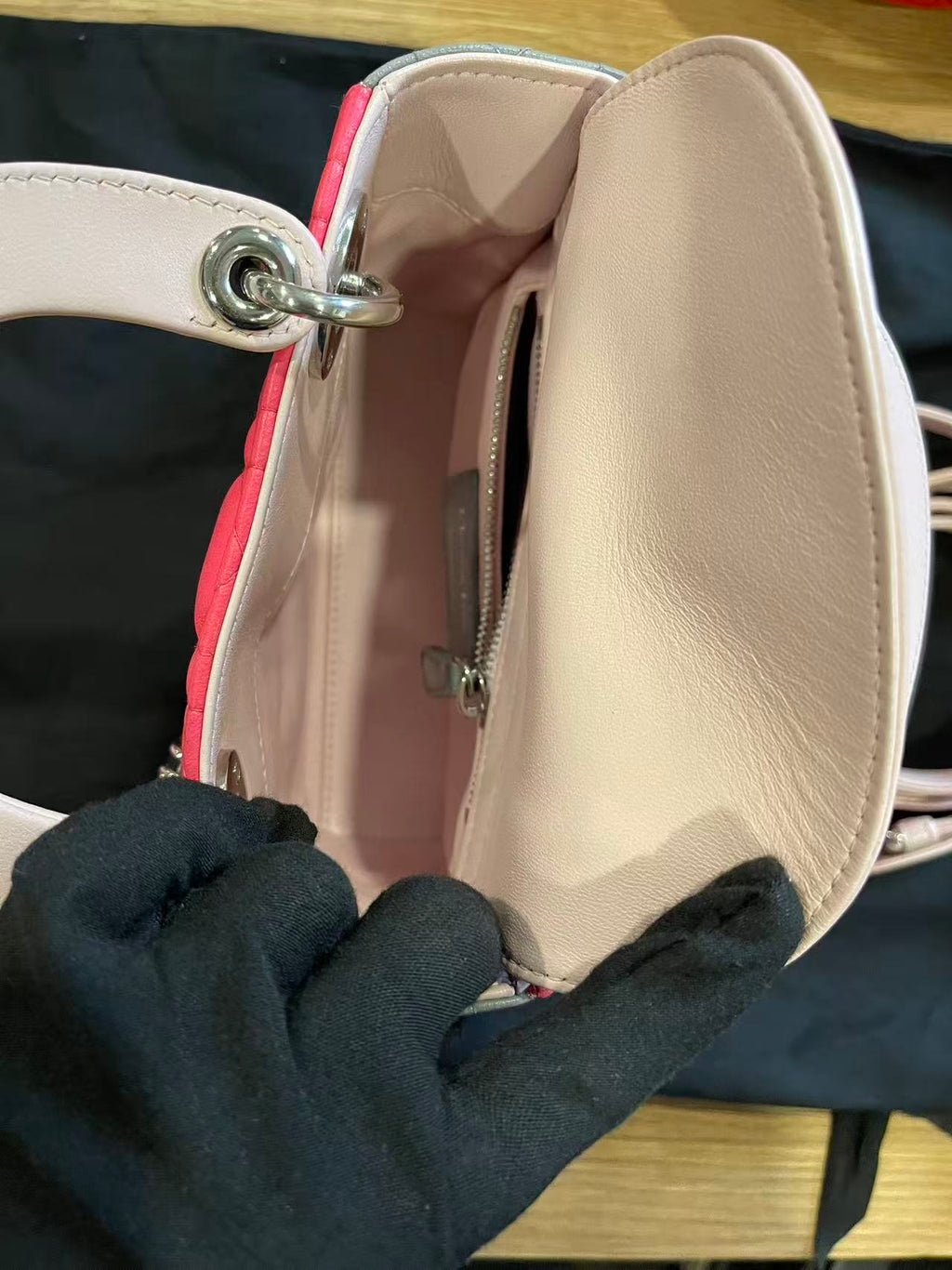 lady dior mini lambskin