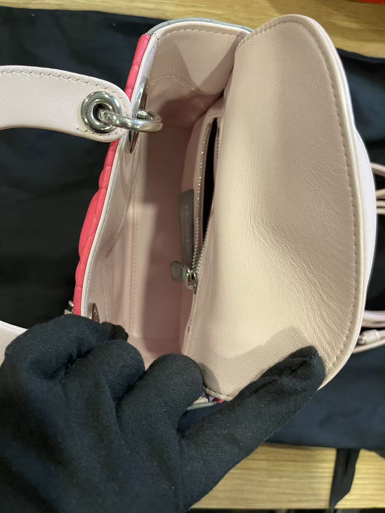 lady dior mini lambskin