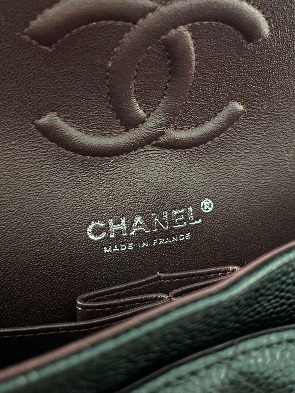 Chanel Timeless Classic Double Flap | small| Black Caviar | silver Hardware | Pre-Owned|microchip year 2023