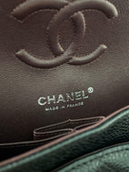 Chanel Timeless Classic Double Flap | small| Black Caviar | silver Hardware | Pre-Owned|microchip year 2023