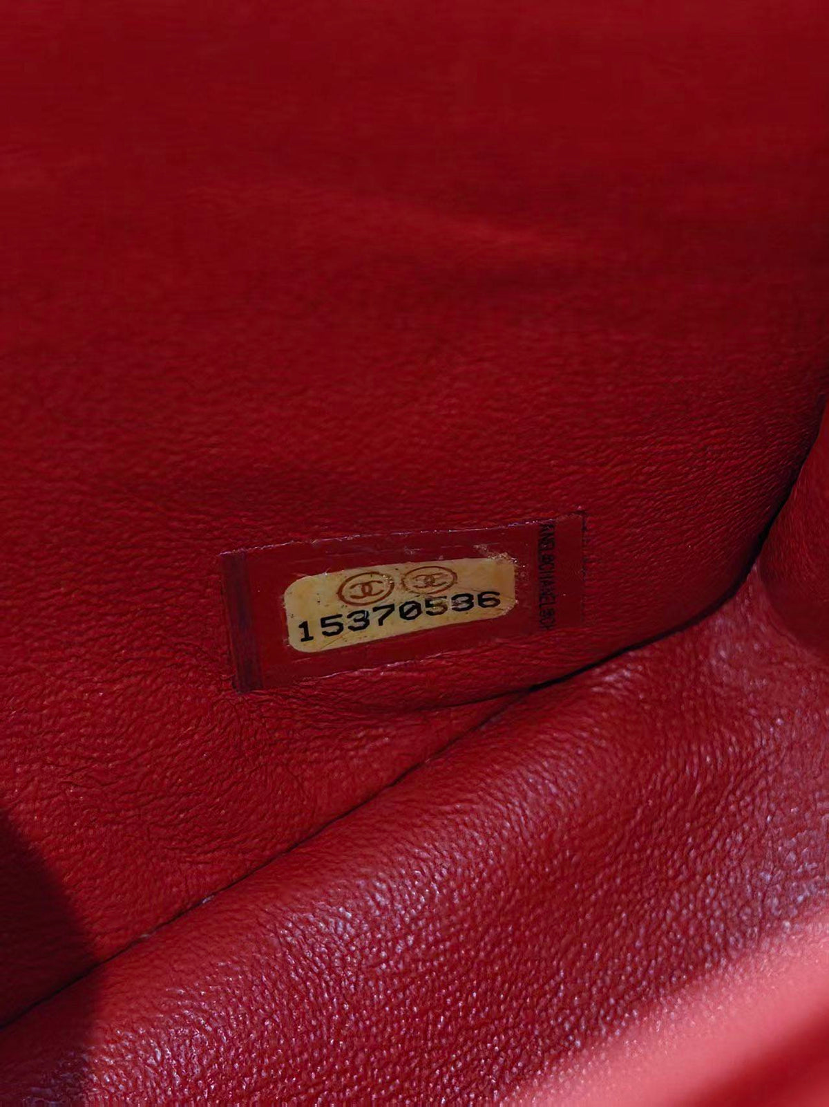 Chanel Timeless Classic Double Flap Bag | red | Pre-Owned