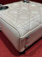 Lady dior mini pink patent leather
