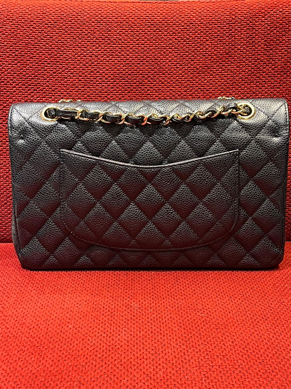 Chanel Timeless Classic Double Flap | Medium | Black Caviar | Gold Hardware | Pre-Owned|