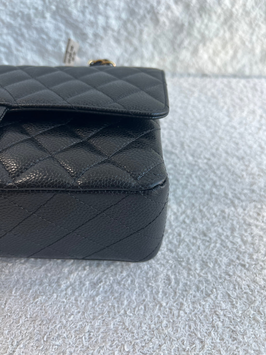 Chanel Timeless Classic Double Flap | Medium | Black Caviar | Gold Hardware | Microchip | Pre-Owned