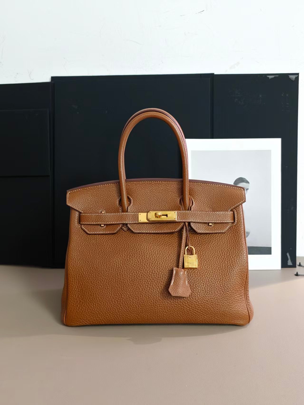 Hermès Birkin 30 Gold Togo Leather Gold Hardware | Authentic Pre-Owned