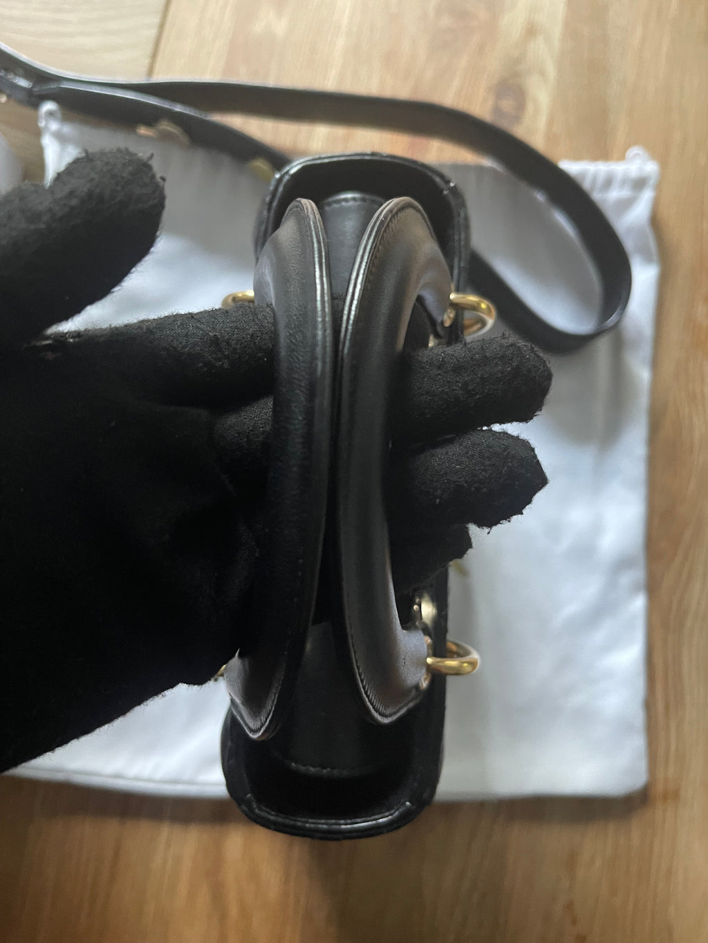 lady dior small black lambskin silver hardware