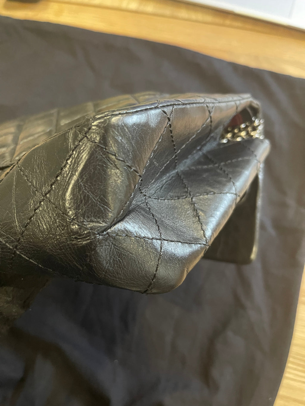 chanel black flap bag silver hardware