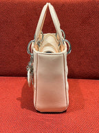 Lady dior mini pink patent leather