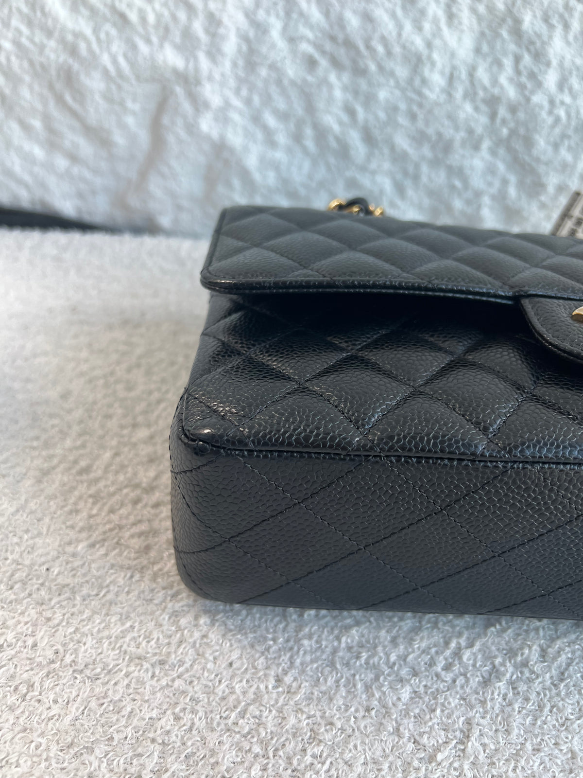 Chanel Timeless Classic Double Flap | Medium | Black Caviar | Gold Hardware | Microchip | Pre-Owned