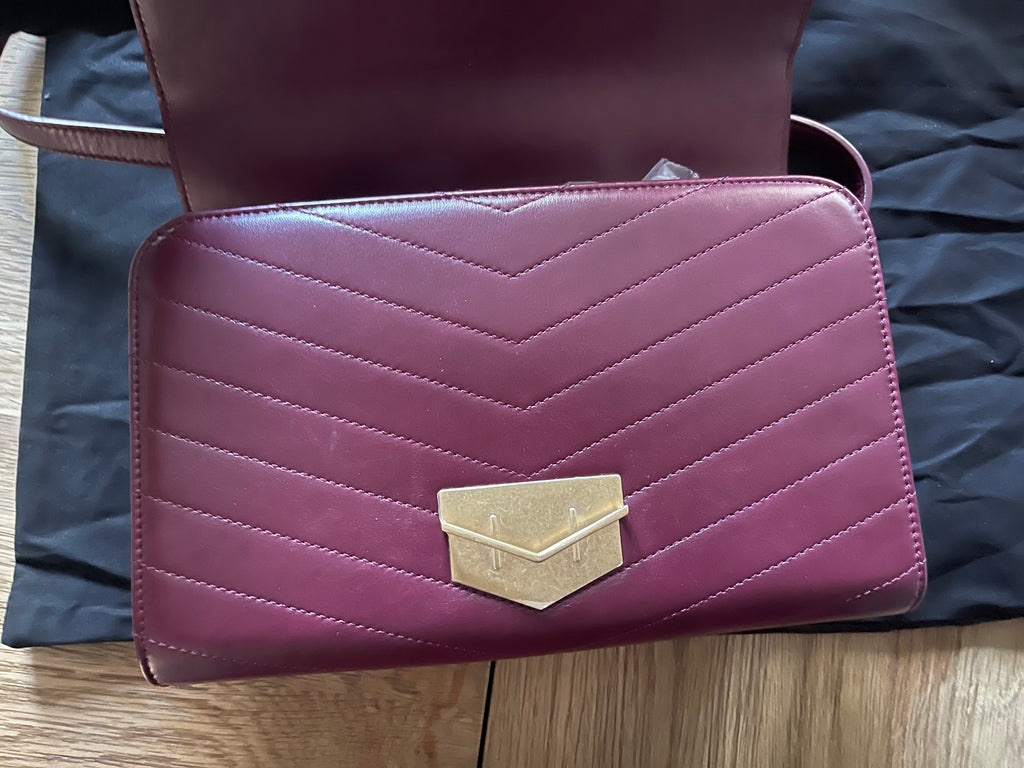 chanel flap bag red caviar leather