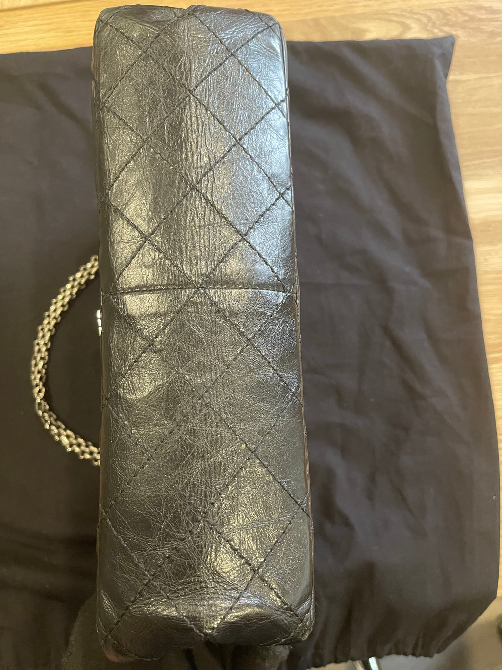 chanel black flap bag silver hardware