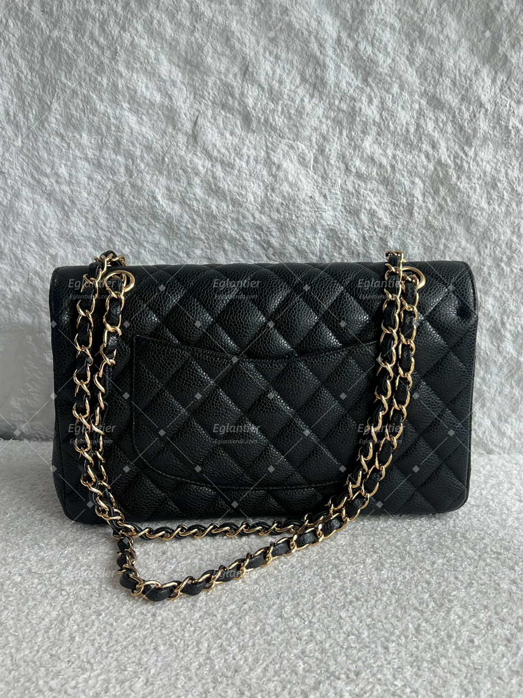 Chanel Timeless Classic Double Flap | Medium | Black Caviar | Gold Hardware | Pre-Owned|