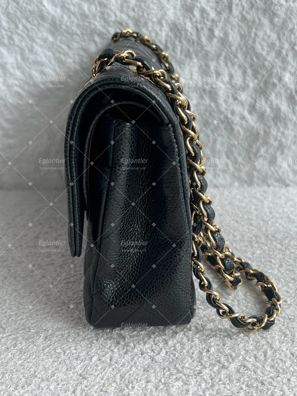 Chanel Timeless Classic Double Flap | Medium | Black Caviar | Gold Hardware | Pre-Owned|