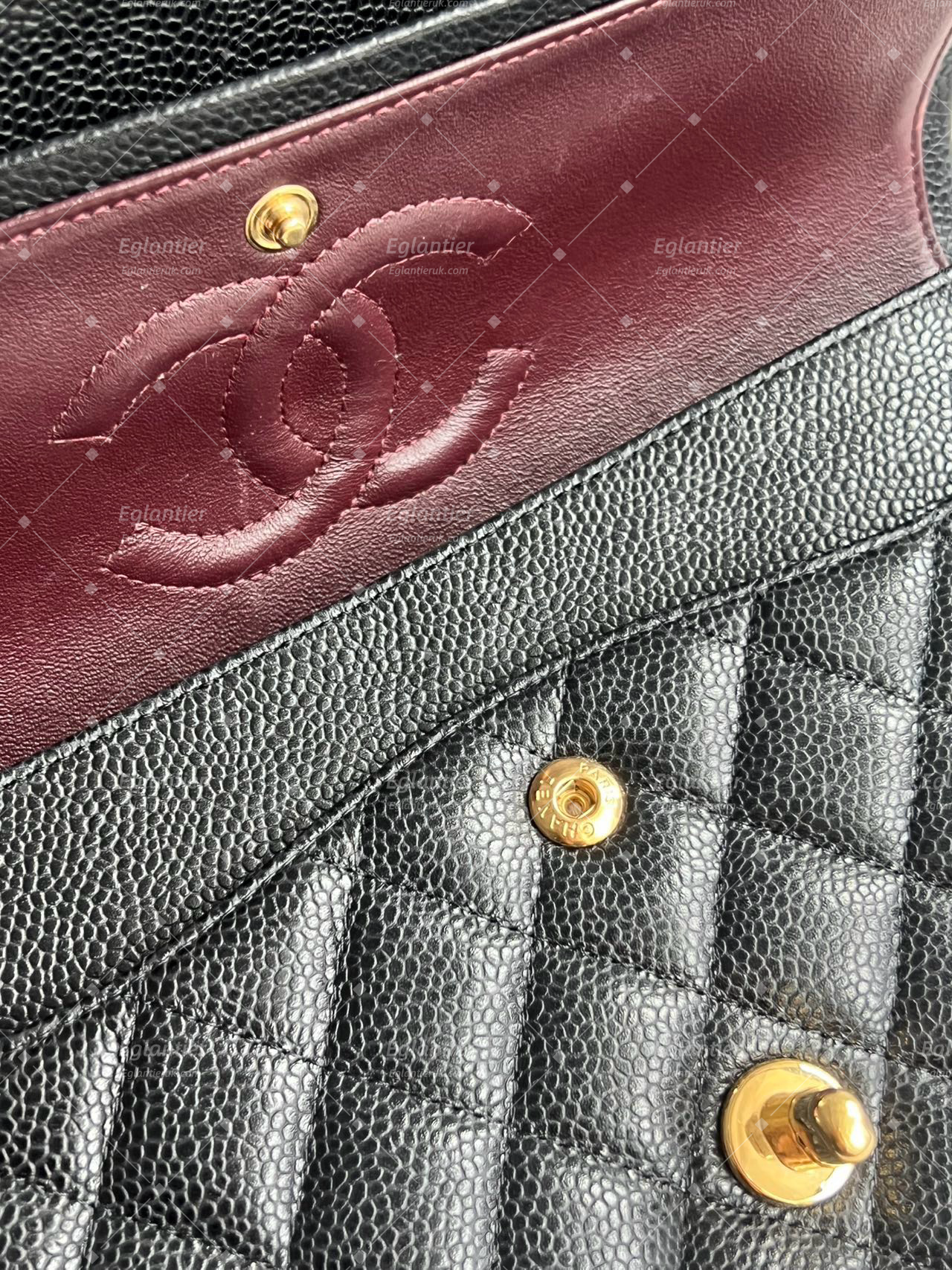 Chanel Timeless Classic Double Flap | Medium | Black Caviar | Gold Hardware | Pre-Owned|