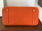 Hermès Birkin 30 Orange H Togo Leather Gold Hardware | Authentic Pre-Owned