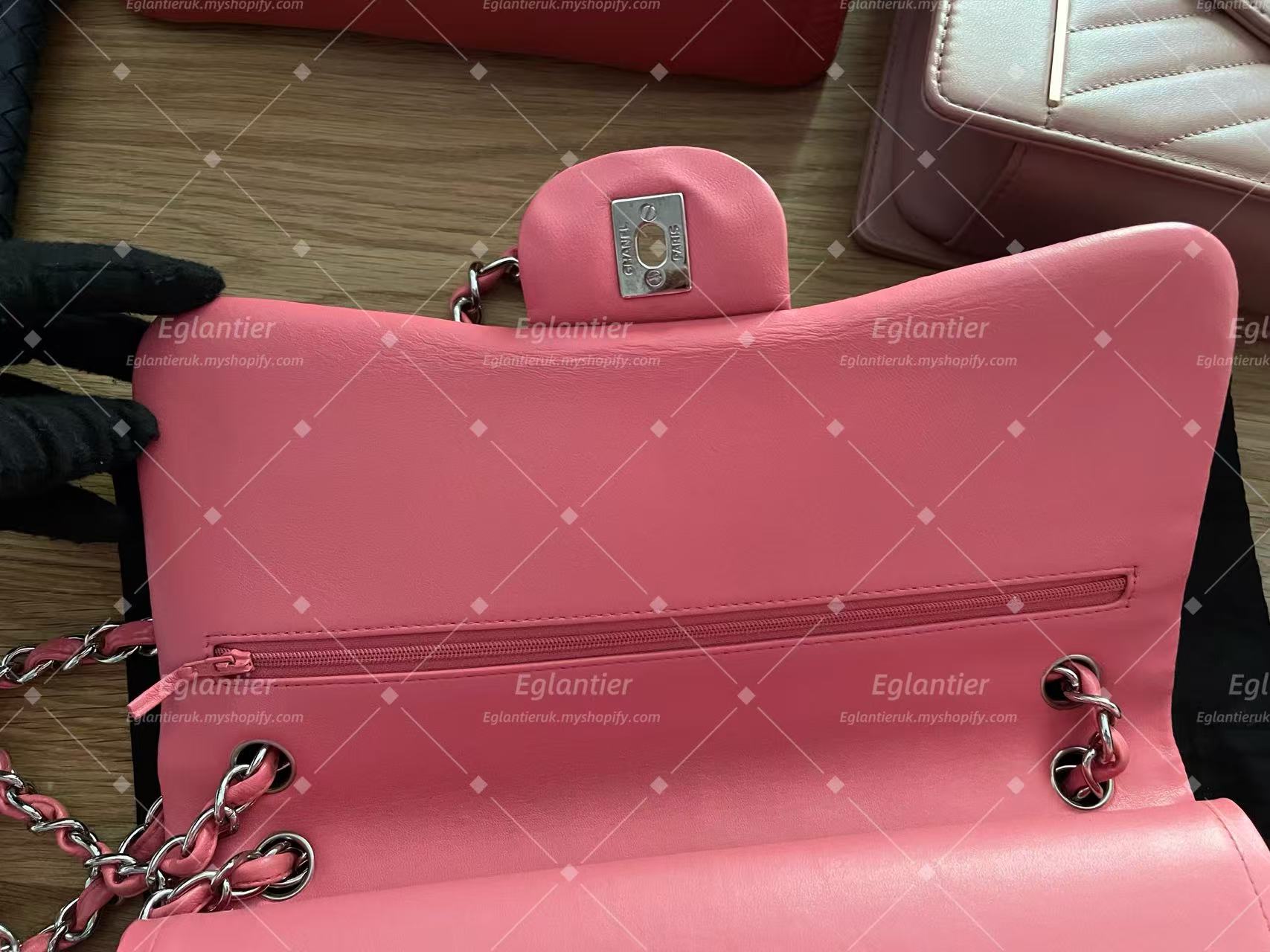 Chanel Timeless Classic double flap bag pink