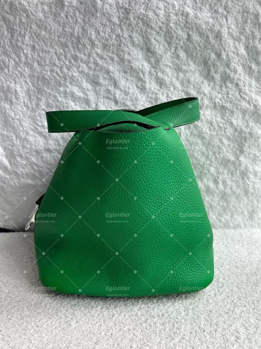 Hermès Picotin Lock 22 Green  Leather Palladium Hardware | Authentic Pre-Owned