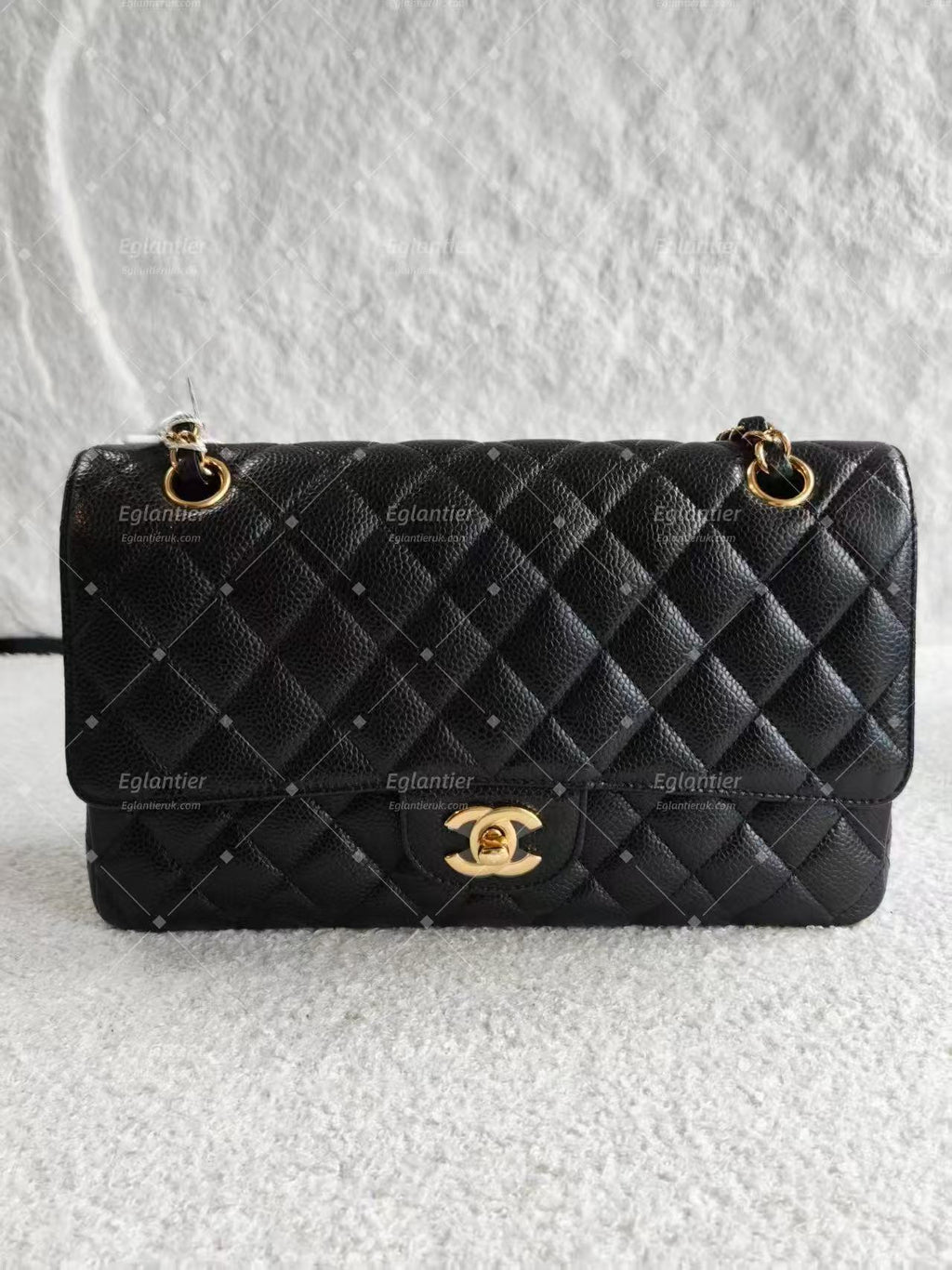 Chanel Timeless Classic Double Flap | Medium | Black Caviar | Gold Hardware | Pre-Owned|