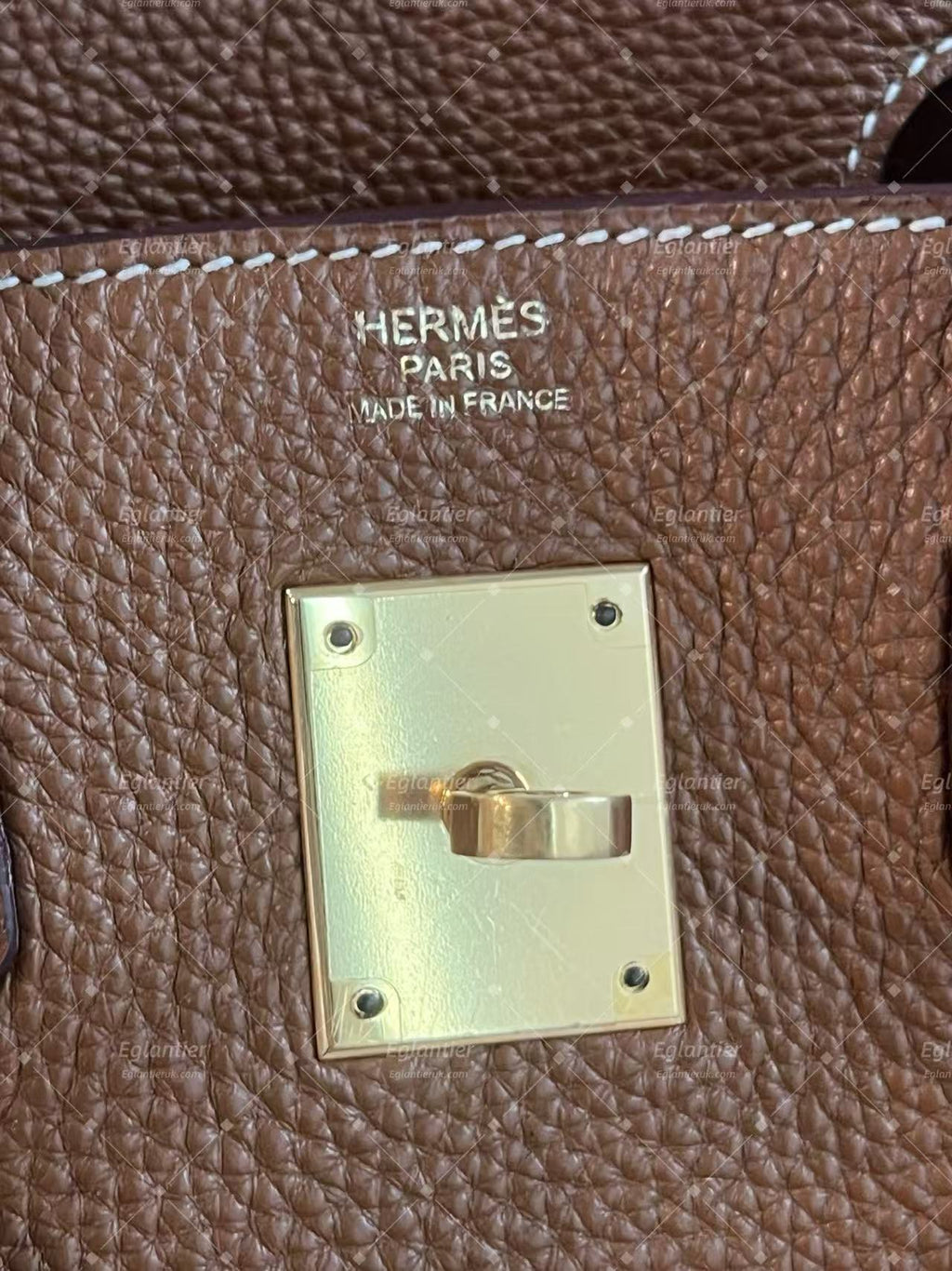 Hermès Birkin 30 Gold Togo Leather Gold Hardware | Authentic Pre-Owned