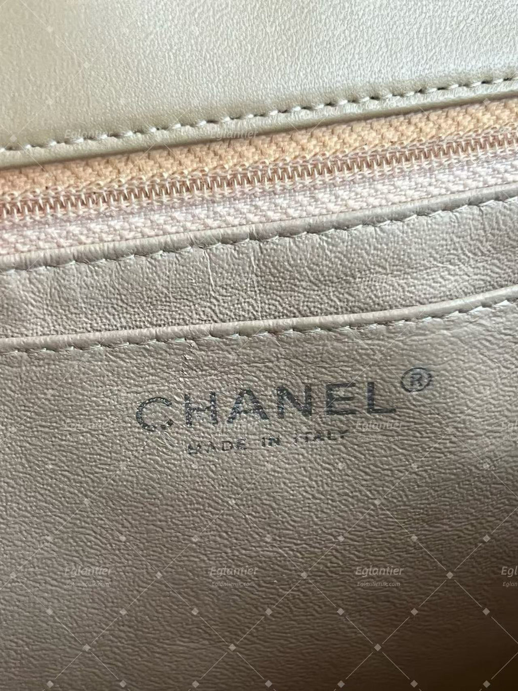 Chanel classic single flap bag lambskin jumbo beige