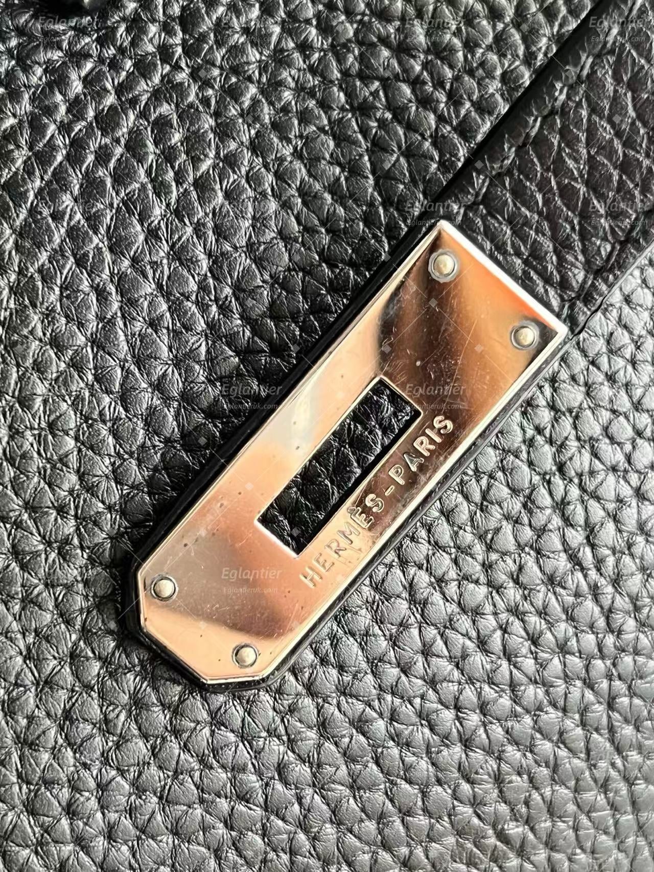 Hermès Birkin 40 Black Togo Leather Palladium Hardware | Authentic Pre-Owned