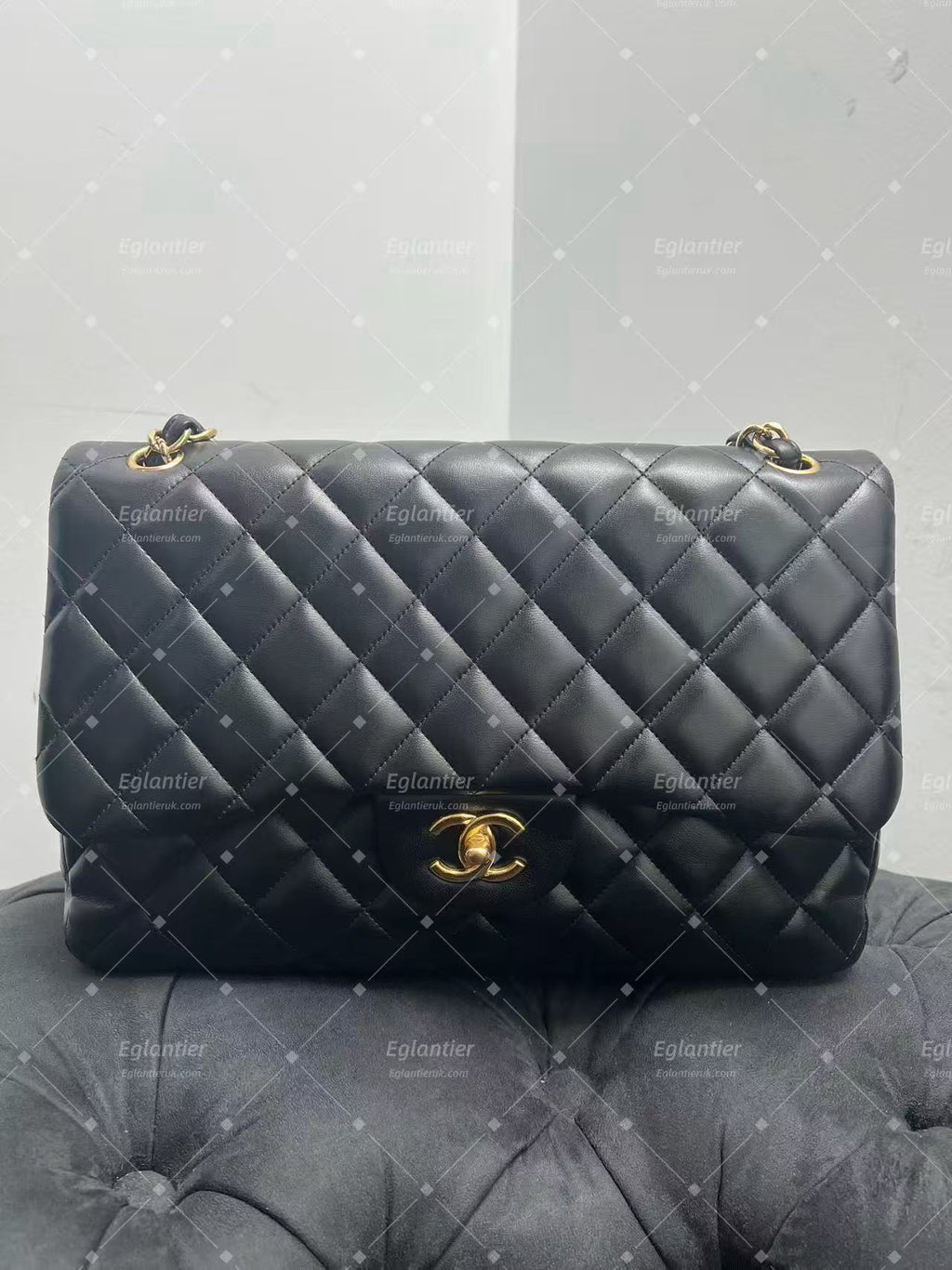 Chanel Classic Double Flap Bag – Jumbo | Gold Hardware | Lambskin | Pre-Owned