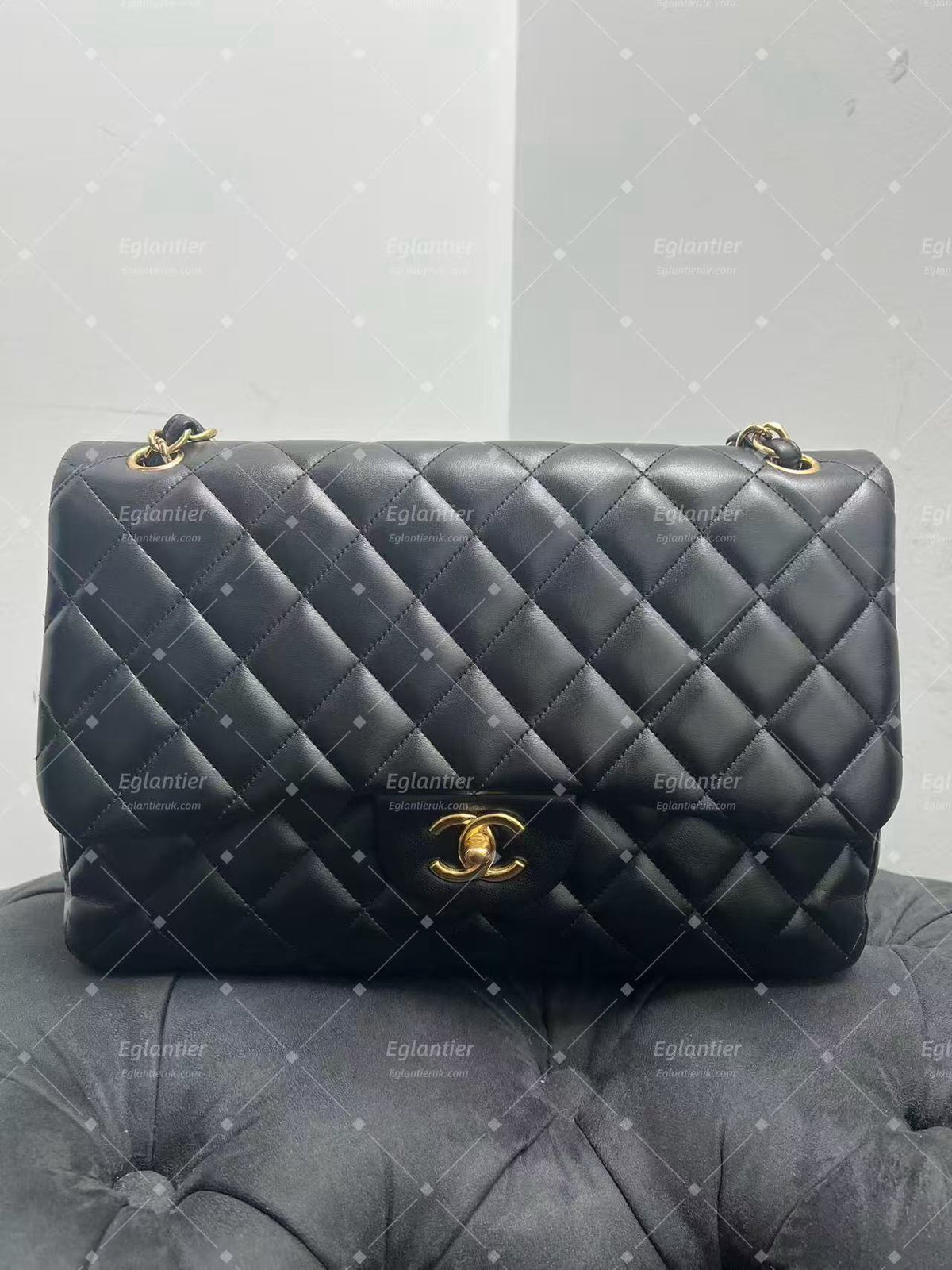 Chanel Classic Double Flap Bag – Jumbo | Gold Hardware | Lambskin | Pre-Owned